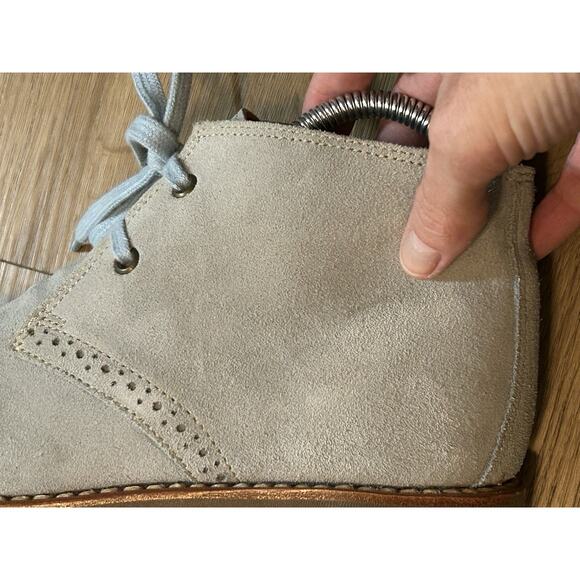 PENELOPE CHILVERS Women's Turquoise Lace Up Chukka Suede Boots - Size 39.5/8.5 - Picture 9 of 9